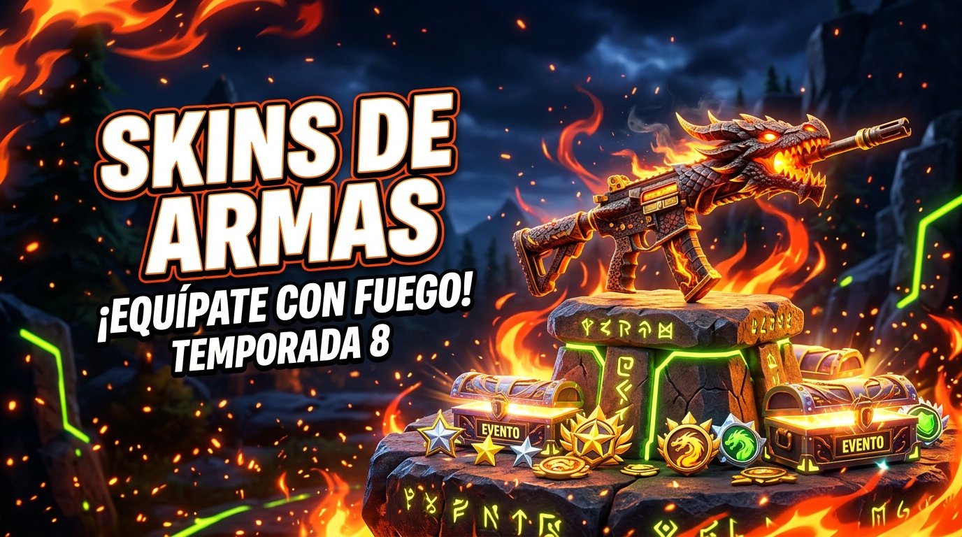 Skins de armas en Free Fire: cómo conseguirlas con eventos y recompensas