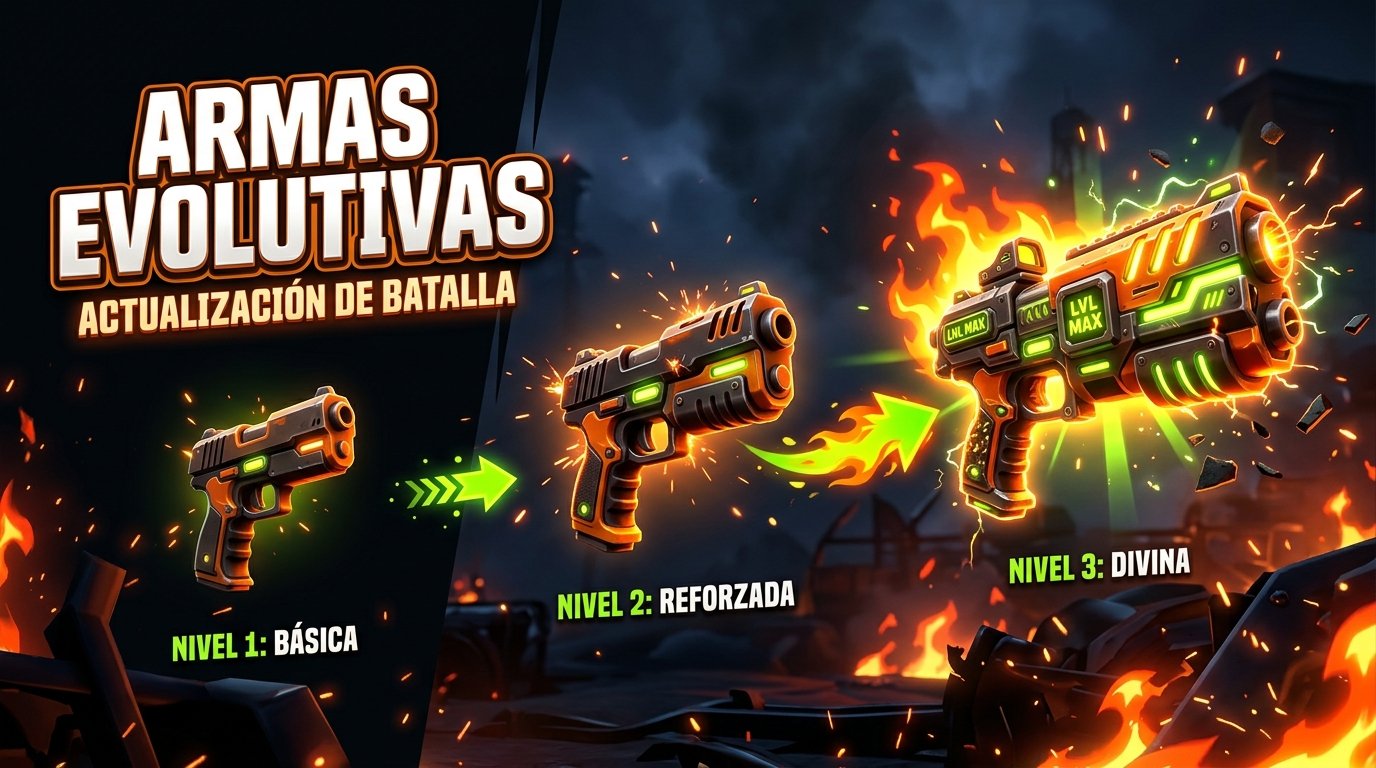 Armas evolutivas en Free Fire: qué son y cómo mejorarlas